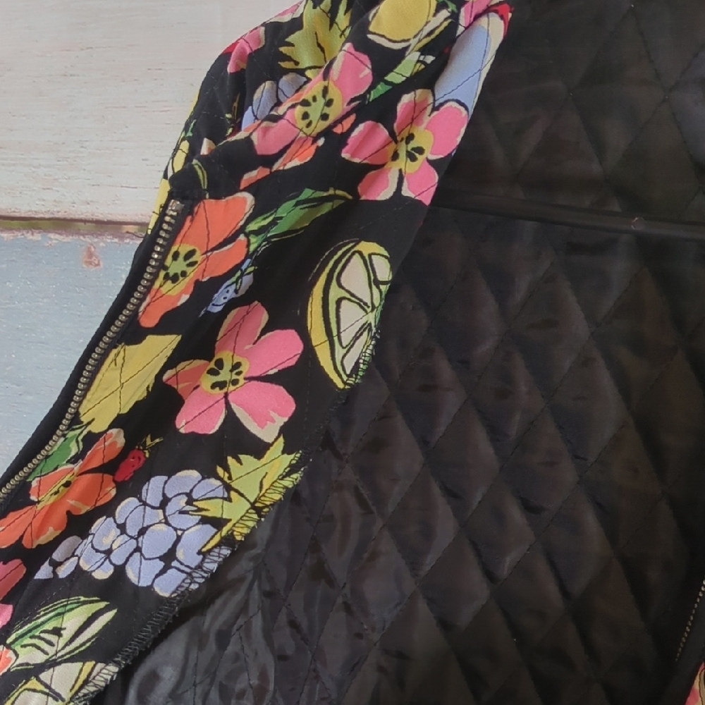 Requirements Black Multicolor Floral Women's Blazer - Picture 3 of 7